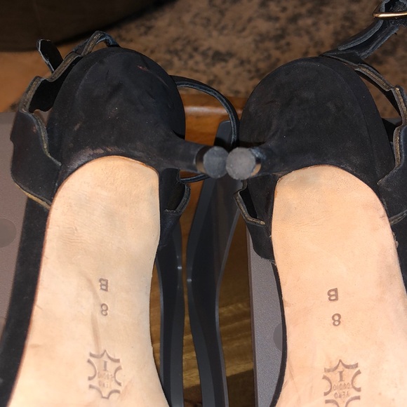 Loeffler Randall Size 8 Black Kitten Heel - Picture 5 of 8